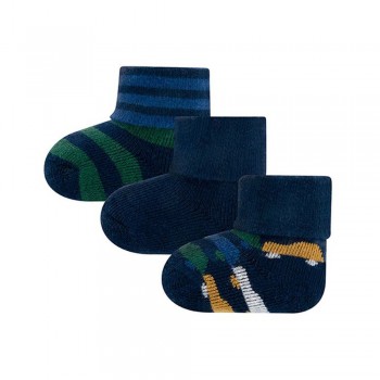 Παιδικές-βρεφικές μπλε κάλτσες 205251-003 Ewer's 3τμχ 